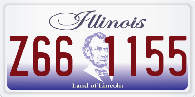 IL license plate Z661155