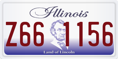 IL license plate Z661156
