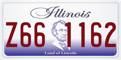 IL license plate Z661162