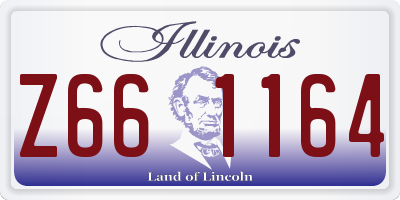 IL license plate Z661164
