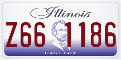 IL license plate Z661186
