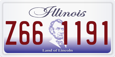 IL license plate Z661191