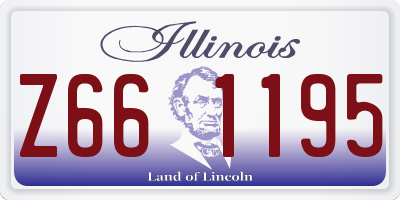 IL license plate Z661195