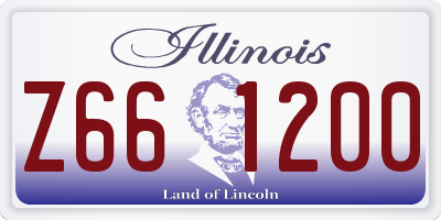 IL license plate Z661200