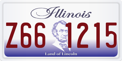 IL license plate Z661215