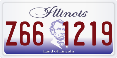 IL license plate Z661219