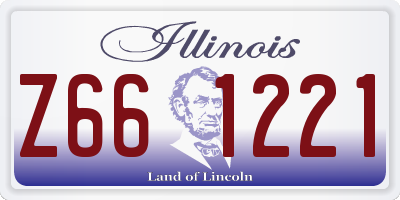 IL license plate Z661221