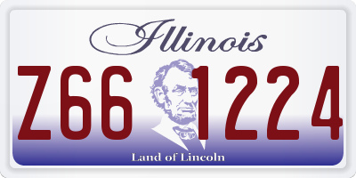 IL license plate Z661224