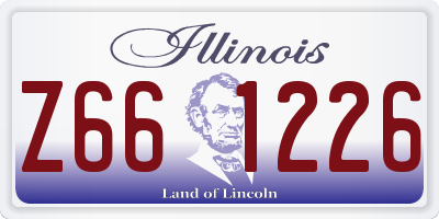 IL license plate Z661226