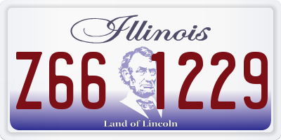 IL license plate Z661229