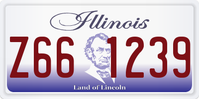 IL license plate Z661239