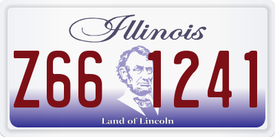 IL license plate Z661241