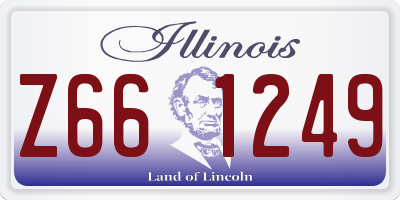 IL license plate Z661249