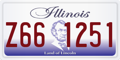IL license plate Z661251