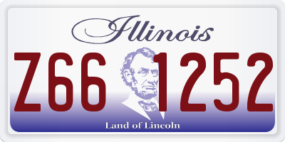 IL license plate Z661252
