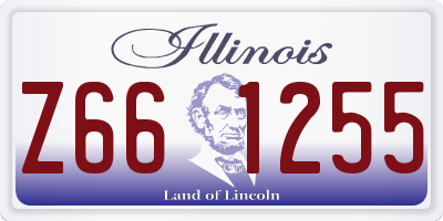 IL license plate Z661255