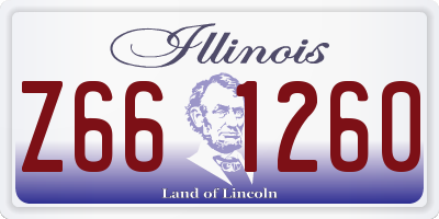 IL license plate Z661260