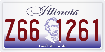 IL license plate Z661261