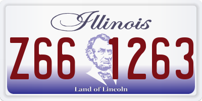 IL license plate Z661263