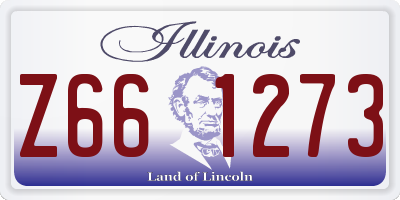 IL license plate Z661273