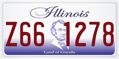 IL license plate Z661278