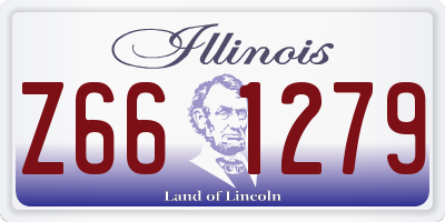 IL license plate Z661279