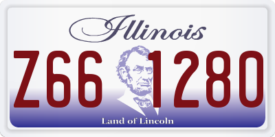 IL license plate Z661280