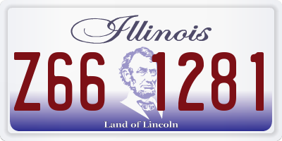 IL license plate Z661281