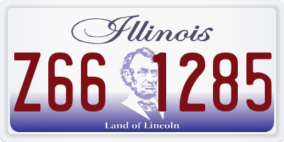 IL license plate Z661285