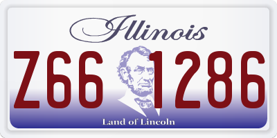 IL license plate Z661286