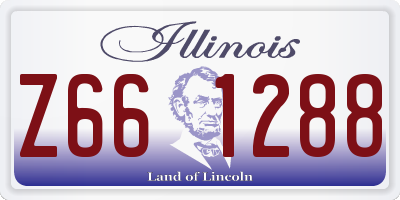 IL license plate Z661288