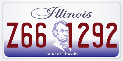 IL license plate Z661292