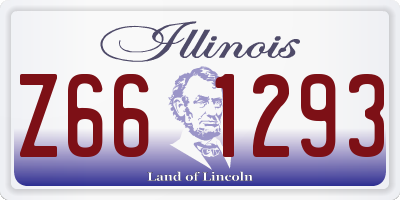 IL license plate Z661293