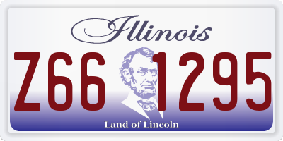 IL license plate Z661295