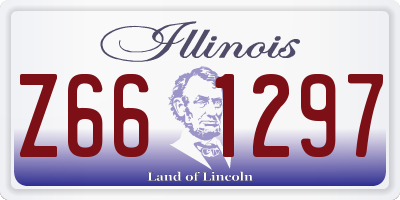 IL license plate Z661297