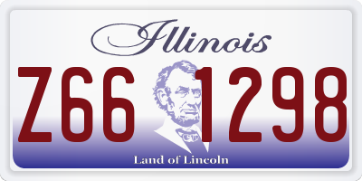 IL license plate Z661298