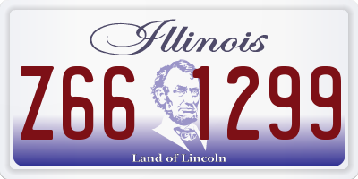 IL license plate Z661299