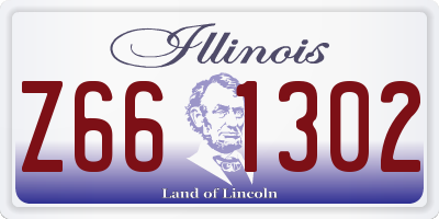 IL license plate Z661302