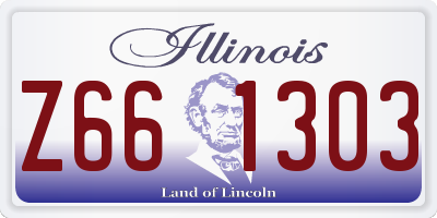 IL license plate Z661303