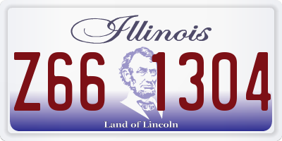 IL license plate Z661304