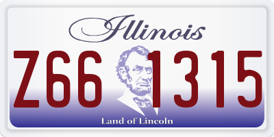 IL license plate Z661315