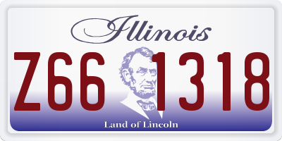 IL license plate Z661318