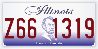 IL license plate Z661319