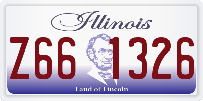 IL license plate Z661326