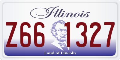 IL license plate Z661327