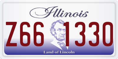 IL license plate Z661330