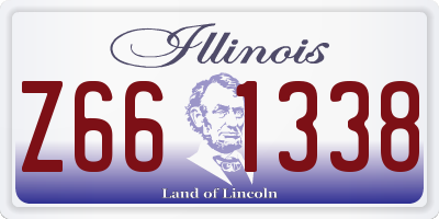 IL license plate Z661338