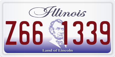 IL license plate Z661339