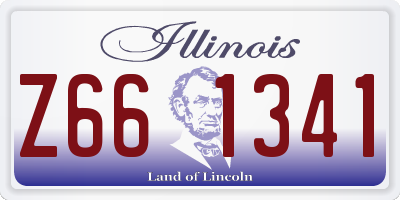 IL license plate Z661341
