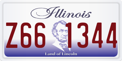 IL license plate Z661344